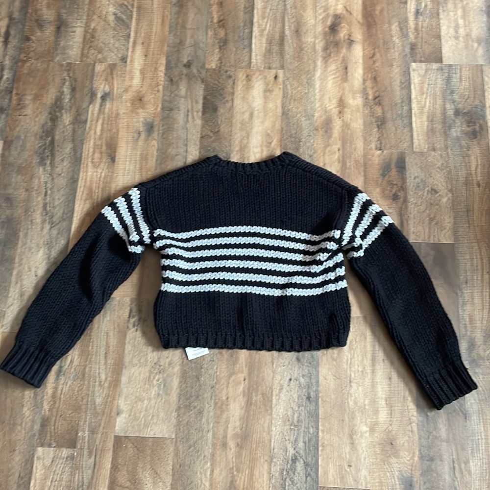 Rta Rory Metallic Stripe Sweater - image 8